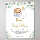 Baby brütet Grüne nicht Baby Game Poster (Vorne)