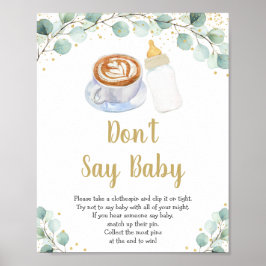 Baby brütet Grüne nicht Baby Game Poster