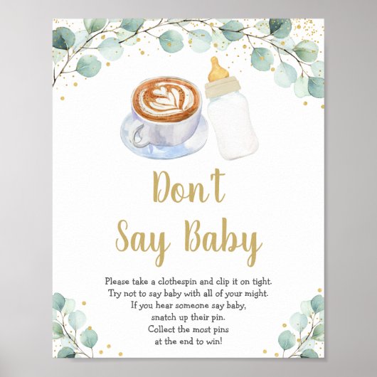 Baby brütet Grüne nicht Baby Game Poster (Vorne)