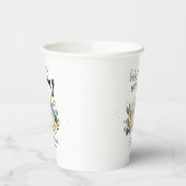 Baby brütet Grünpflanzen Baby Duschkissen Pappbecher (Links)