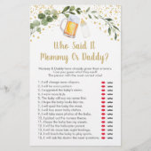 Baby brütet Grünpflanzen, die gesagt haben, es sei (Vorderseite)