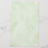 Baby brütet Grünpflanzen, die gesagt haben, es sei (Rückseite)