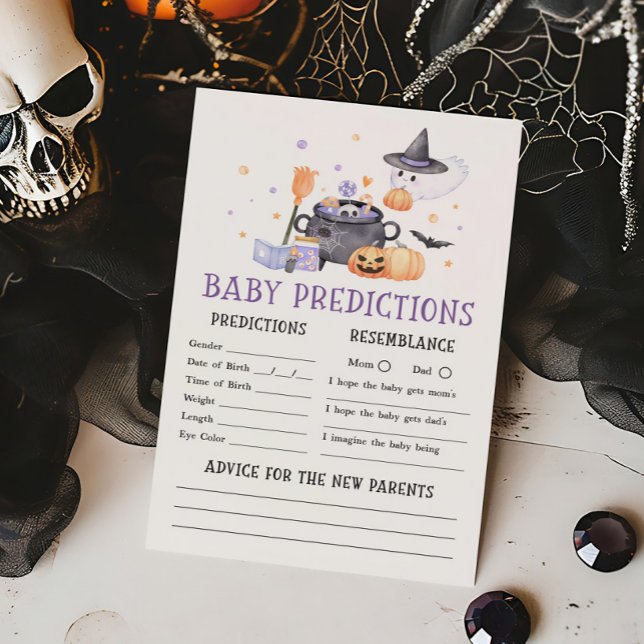 Baby brütet Lila Baby Predictions Game (Baby is Brewing Baby Shower Baby Predictions Game)