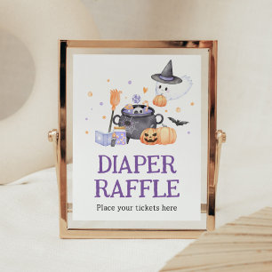 Baby brütet Lila Windeln Poster