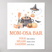 Baby brütet Orange Halloween Mama Osa Bar Poster (Vorne)