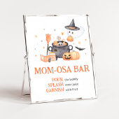 Baby brütet Orange Halloween Mama Osa Bar Poster