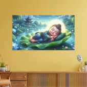 Baby Buddha Leinwanddruck (Insitu (Wohnzimmer))