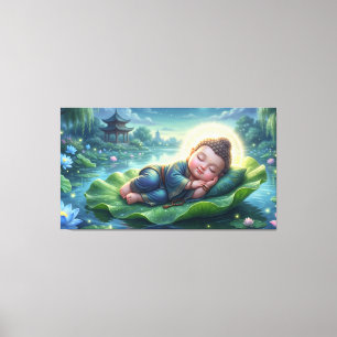 Baby Buddha Leinwanddruck