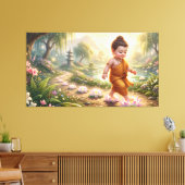 Baby Buddha Leinwanddruck (Insitu (Wohnzimmer))