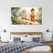 Baby Buddha Leinwanddruck (Insitu (Schlafzimmer))