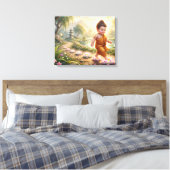 Baby Buddha Leinwanddruck (Insitu (Schlafzimmer))