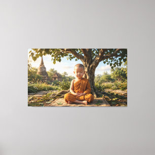 Baby Buddha Leinwanddruck
