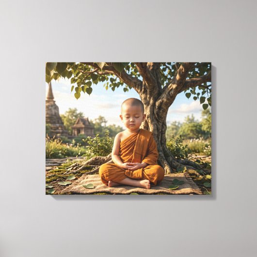 Baby Buddha Leinwanddruck (Vorderseite)