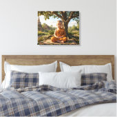 Baby Buddha Leinwanddruck (Insitu (Schlafzimmer))