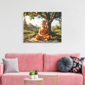 Baby Buddha Leinwanddruck (Insitu (Wohnzimmer))