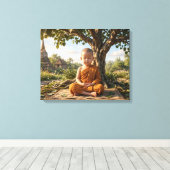 Baby Buddha Leinwanddruck (Insitu (Holzboden))