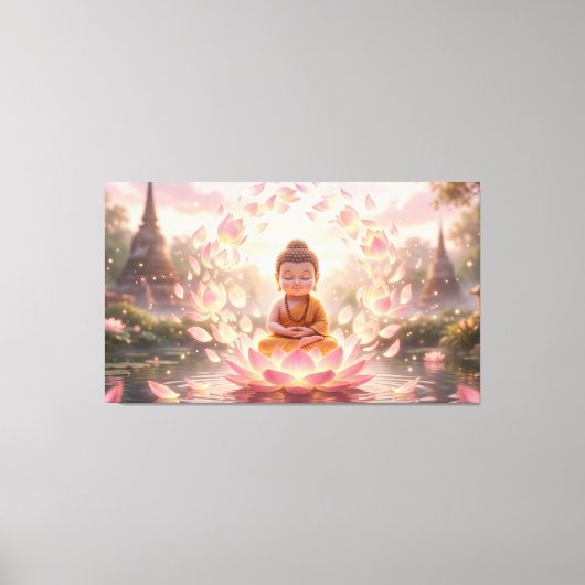 Baby Buddha Leinwanddruck (Vorderseite)