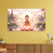 Baby Buddha Leinwanddruck (Insitu (Wohnzimmer))