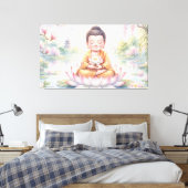 Baby Buddha Leinwanddruck (Insitu (Schlafzimmer))