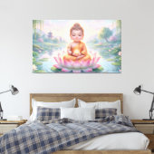 Baby Buddha Leinwanddruck (Insitu (Schlafzimmer))