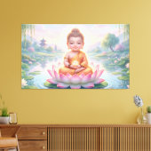 Baby Buddha Leinwanddruck (Insitu (Wohnzimmer))