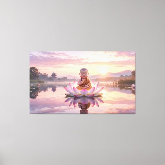 Baby Buddha Leinwanddruck (Vorderseite)