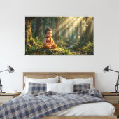 Baby Buddha Leinwanddruck (Insitu (Schlafzimmer))