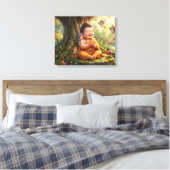 Baby Buddha Leinwanddruck (Insitu (Schlafzimmer))