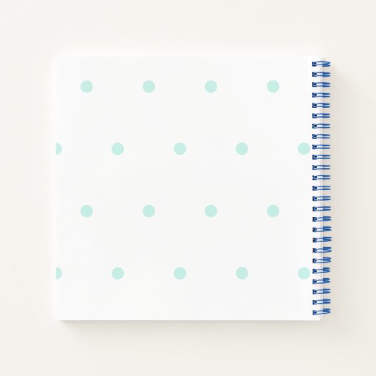 Baby-Buggy für Gingham-Notebook Notizblock (Rückseite)
