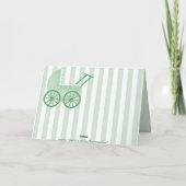 Baby Buggy gestrichen Danke (Rückseite)