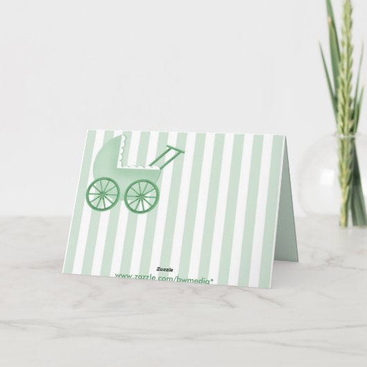 Baby Buggy gestrichen Danke (Rückseite)