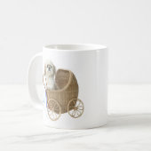 Baby Buggy Hunde Kaffee Tasse (Vorderseite Links)