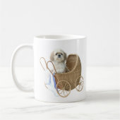 Baby Buggy Hunde Kaffee Tasse (Links)