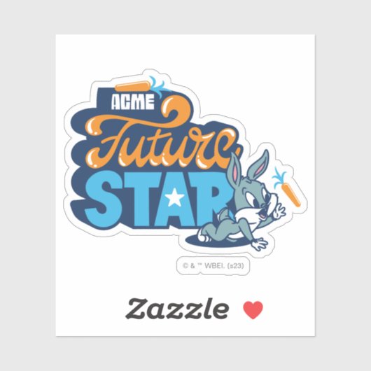 Baby BUGS BUNNY™ - Future Star Aufkleber (Blatt)