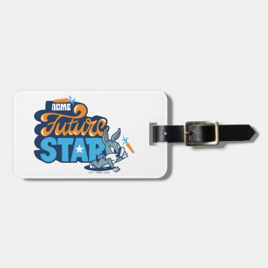 Baby BUGS BUNNY™ - Future Star Gepäckanhänger (Vorderseite horizontal)