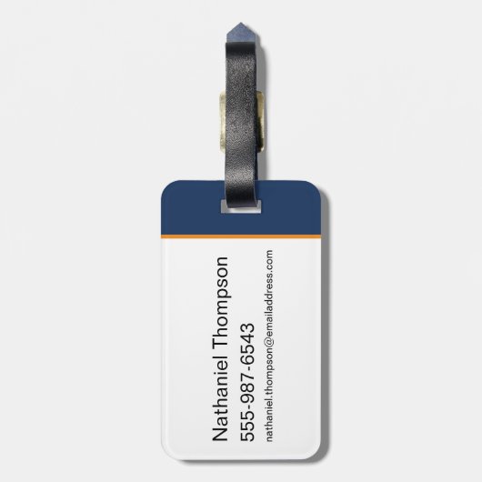 Baby BUGS BUNNY™ - Future Star Gepäckanhänger (Rückseite vertikal)