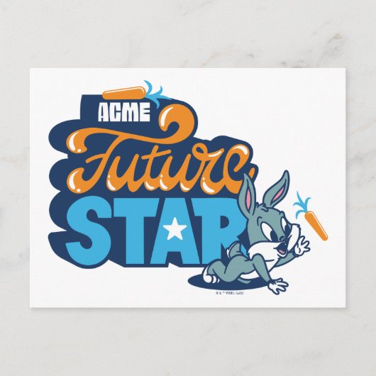 Baby BUGS BUNNY™ - Future Star Postkarte (Vorderseite)