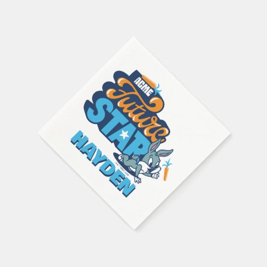 Baby BUGS BUNNY™ - Future Star Serviette (Ecke)