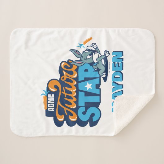 Baby BUGS BUNNY™ - Future Star Sherpadecke (Vorderseite (Horizontal))