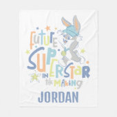 Baby BUGS BUNNY™ Future Superstar im Training Fleecedecke (Vorderseite)