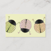 Baby Bugs. Visitenkarte (Rückseite)