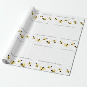 Baby Bumble Bee Geschenkpapier (Ungerollt)