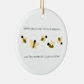 Baby Bumble Bee Keramik Ornament (Rechts)
