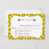 Baby Bumble Bee's Baby Shower RSVP Card (Vorderseite)