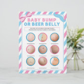 Baby-Bump oder Bierbauch [Genusserkrankung] Briefbogen (Stehend Vorderseite)