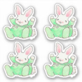 Baby Bunnies Sticker (Vorderseite)