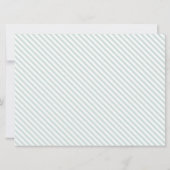 Baby Bunny, ausgeschnitten Einladung (Rückseite)