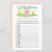 Baby Bunny Baby Animes Name Game (Vorne/Hinten)