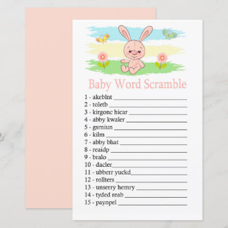 Baby Bunny Baby Wortspiel