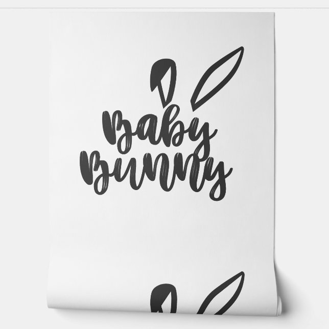 Baby Bunny Bliss Tapete (Abrollen)